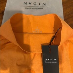 NVGTN Vibrant Orange Active Leggings